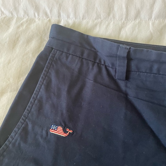 Vineyard Vines Blue and Pink Flat Front Shorts - Picture 3 of 4